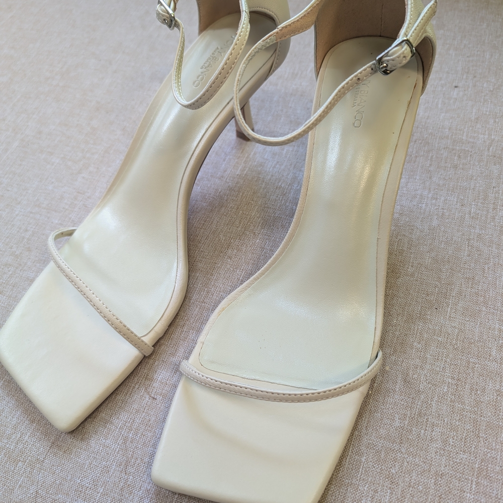 Tony Bianco Cream Heels - Picture 7 of 12
